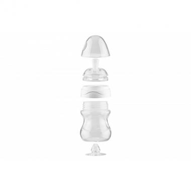 Nuvita Детская бутылочка Mimic Collection (150 мл)[Детская бутылочка 6011 Mimic Collection 150мл 0м+ Антиколиковая розовая]