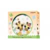 ARDESTO Set of children's dishes Baby giraffes, 3 pcs., new bone china