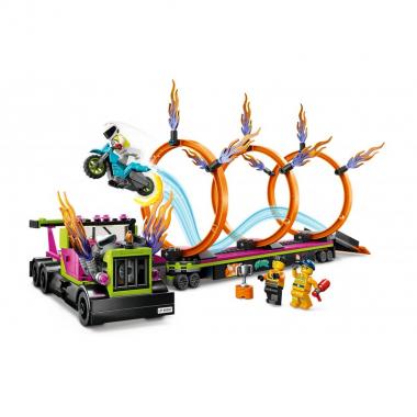LEGO City Stuntz Stunt Truck & Ring of Fire Challenge