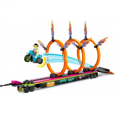 LEGO City Stuntz Stunt Truck & Ring of Fire Challenge