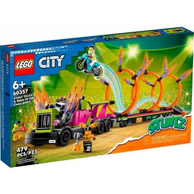 LEGO City Stuntz Stunt Truck & Ring of Fire Challenge