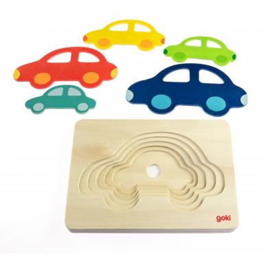 goki Learning game Multi-colored cars
