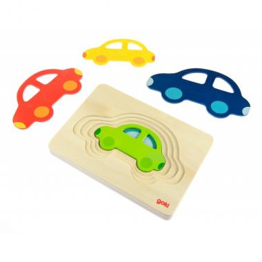 goki Learning game Multi-colored cars