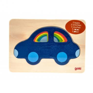 goki Learning game Multi-colored cars