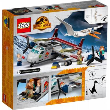 LEGO Конструктор Jurassic World Кетцалькоатль: нападение на самолёт