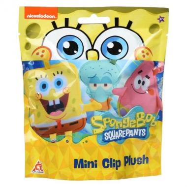 Sponge Bob игрушка-брелок Mini Key Plush SpongeBob в ассорт.