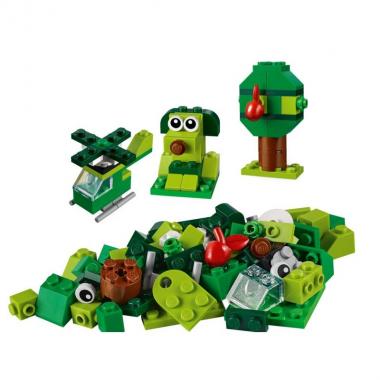 LEGO Конструктор Classic Набір для конструювання зелений 11007