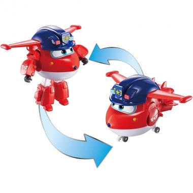 Super Wings Ігрова фігурка-трансформер Transforming Police Jett, Джетт поліцейський