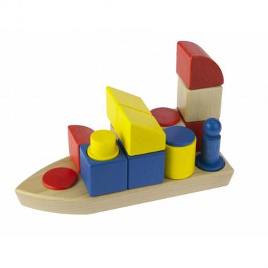 nic cubio Wooden blocks - Ship