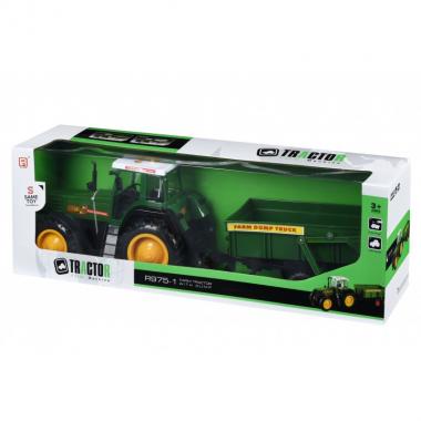 Same Toy Машинка Tractor Трактор с прицепом