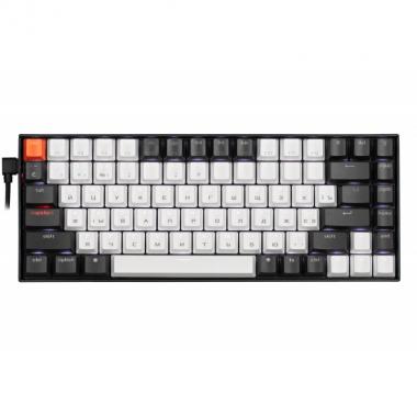 Keychron K2 84 keys, Gateron RED, White LED, BLACK