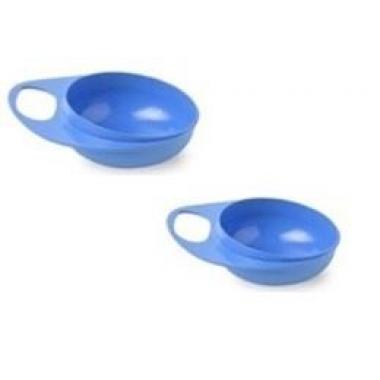 Nuvita Тарілка для годування Easy Eating (2шт. глибока)[NV8431Blue]