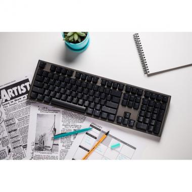 Ducky Shine 7[Cherry Blue, RGB LED, UA/RU, Grey-Black]