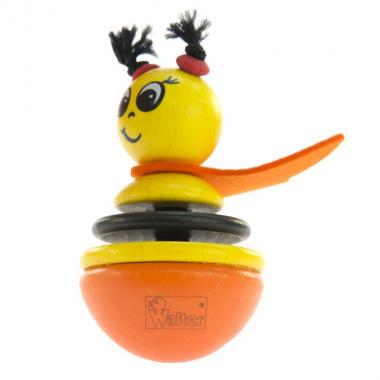 nic Wooden push-and-pull toy Rocking Bee