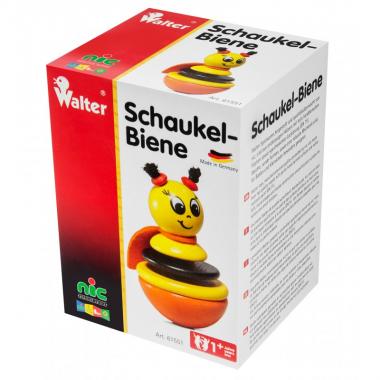 nic Wooden push-and-pull toy Rocking Bee