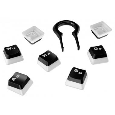 HyperX Keycaps Pudding, ABS, 104 pcs., white/black