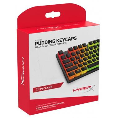 HyperX Keycaps Pudding, ABS, 104 pcs., white/black