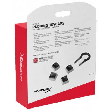 HyperX Keycaps Pudding, ABS, 104 pcs., white/black