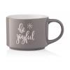 ARDESTO Mug Be joyful, 330 ml, gray, ceramics