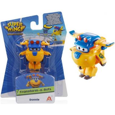 Super Wings Ігрова фігурка-трансформер Transform-a-Bots Build-It Donnie, Донні будівельник