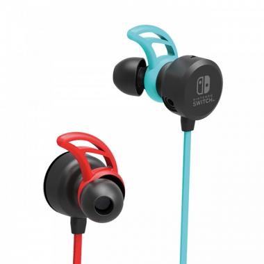 Hori Headphones Switch Blue Red Neon