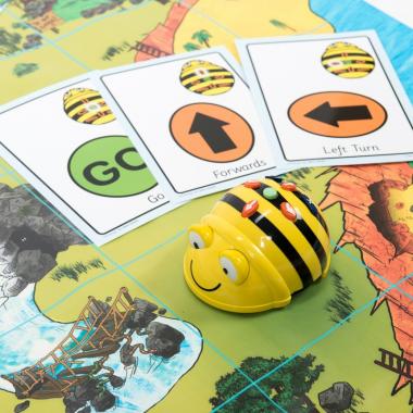 tts Прозоре поле Bee-Bot and Blue-Bot Transparent Grid Mat