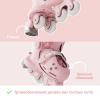 YVolution SWITCH SKATES Size7-11 Adjustable Pink 4L/13L/16L OP 4PK Colour Box