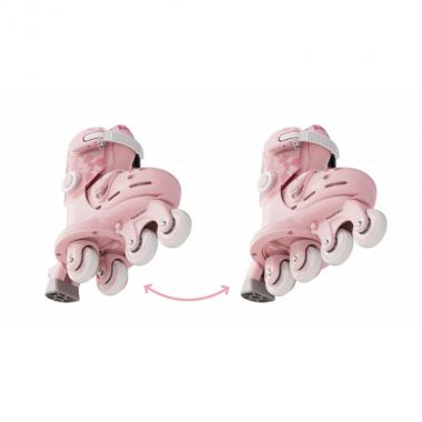 YVolution SWITCH SKATES Size7-11 Adjustable Pink 4L/13L/16L OP 4PK Colour Box