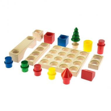 nic cubio Wooden blocks (44 pcs.)