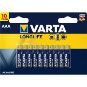 VARTA LONGLIFE AAA BLI 10 ALKALINE