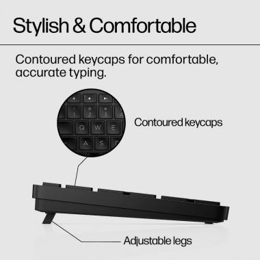 HP Keyboard 450 Programmable WL UKR black