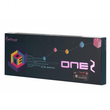Ducky One 2 Full-size[Cherry Brown, RGB LED, UA/RU, Black-White]