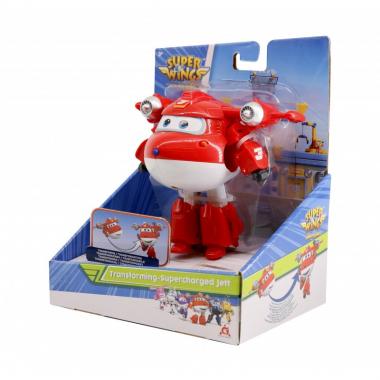 Super Wings Ігрова фігурка-трансформер Transforming-Supercharge Jett, Джетт