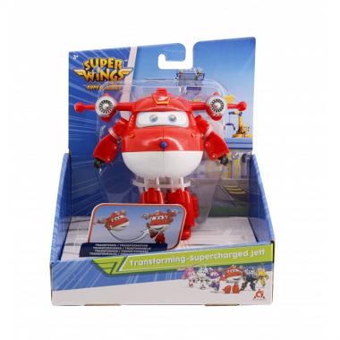 Super Wings Ігрова фігурка-трансформер Transforming-Supercharge Jett, Джетт
