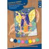 Sequin Art Craft kit PAINTING BY NUMBERS JUNIOR Golden Fairy