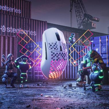 SteelSeries Gaming mouse Aerox 3 WL (2022) Snow White