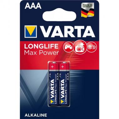 VARTA Батарейка LONGLIFE MAX POWER лужна AAA блістер, 2 шт.