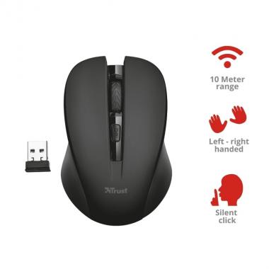 Trust MYDO SILENT WIRELESS MOUSE BLK