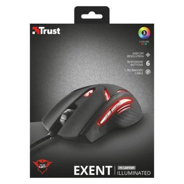 Trust GXT 152 Exent RGB USB BLACK