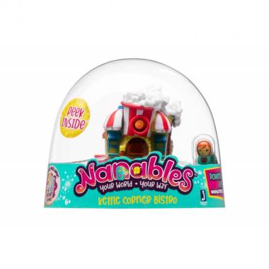 Nanables Ігрова фігурка Jazwares Nanables Small House Містечко солодощів Бістро Попкорн