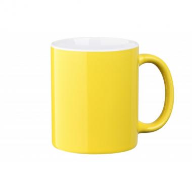 ARDESTO Mug Bari, 330 ml, yellow, ceramics