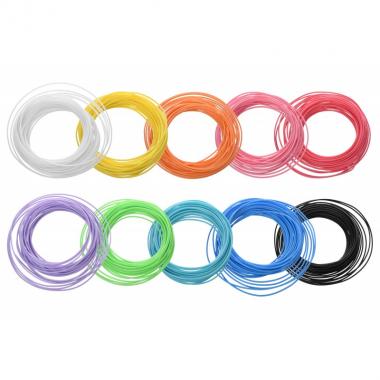 2E Filament set for 3D pen PCL (10 col*10 m)