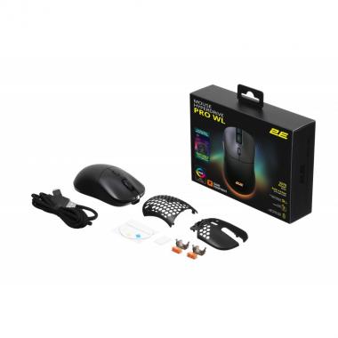 2E Gaming Миша HyperDrive Pro WL, RGB Black