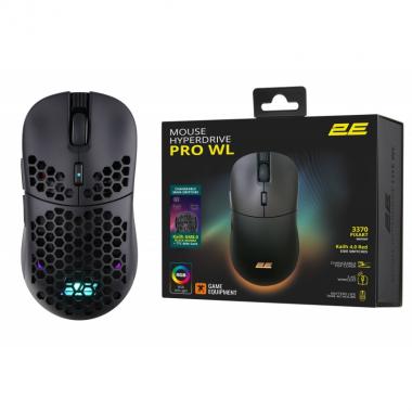 2E Gaming Миша HyperDrive Pro WL, RGB Black
