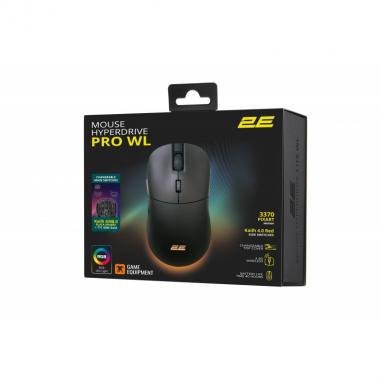 2E Gaming Миша HyperDrive Pro WL, RGB Black