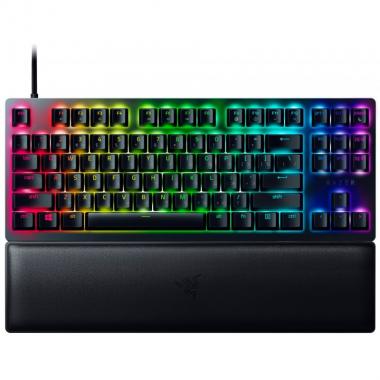 Razer Клавиатура игровая Huntsman V2 Tenkeyless Red Switch USB RU Black