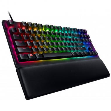 Razer Клавиатура игровая Huntsman V2 Tenkeyless Red Switch USB RU Black