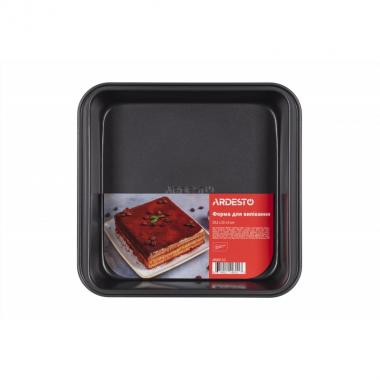 ARDESTO Square pan Gemini 23,2*22*5 cm, grey, carbon steel