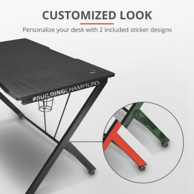 Trust Игровой стол GXT711 DOMINUS DESK BLACK