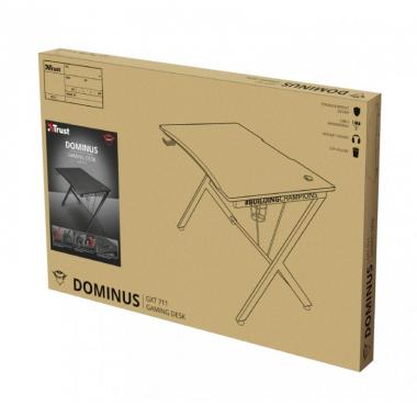 Trust Игровой стол GXT711 DOMINUS DESK BLACK
